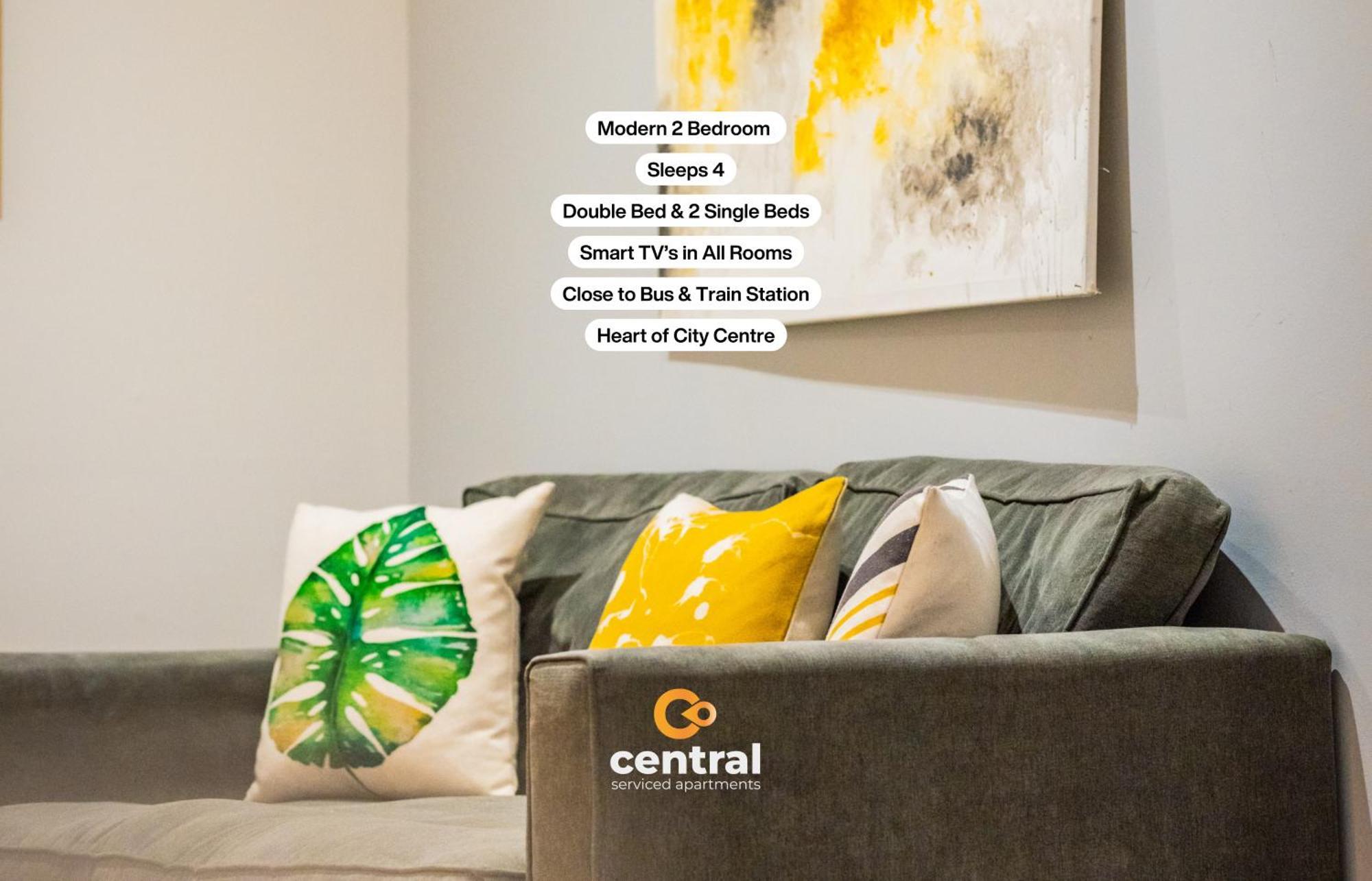 Central Serviced Apartments - 2 Bedroom - Walk Away From City Centre & Universities - Sleeps 4 - 3 X Double Beds - Smart Tvs In All Rooms - Short Term Stays Welcome - Walk Away From Train & Bus Station - Preferred Location For Short Stay In Dundee Kültér fotó